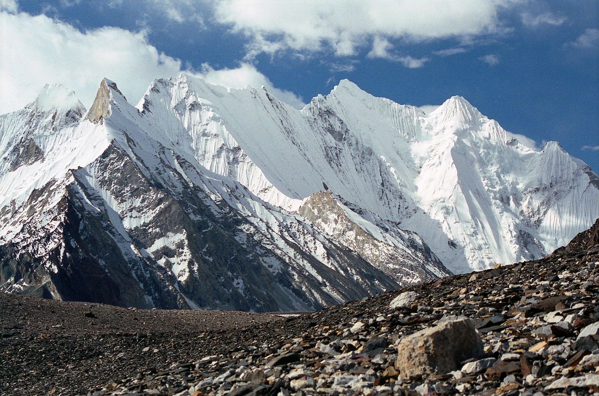 01 Vigne Peak From Upper Baltoro Glacier